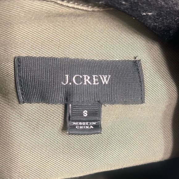✨J.Crew Green Cropped Fatigue Utility Sz Small Jacket✨ - Picture 8 of 9